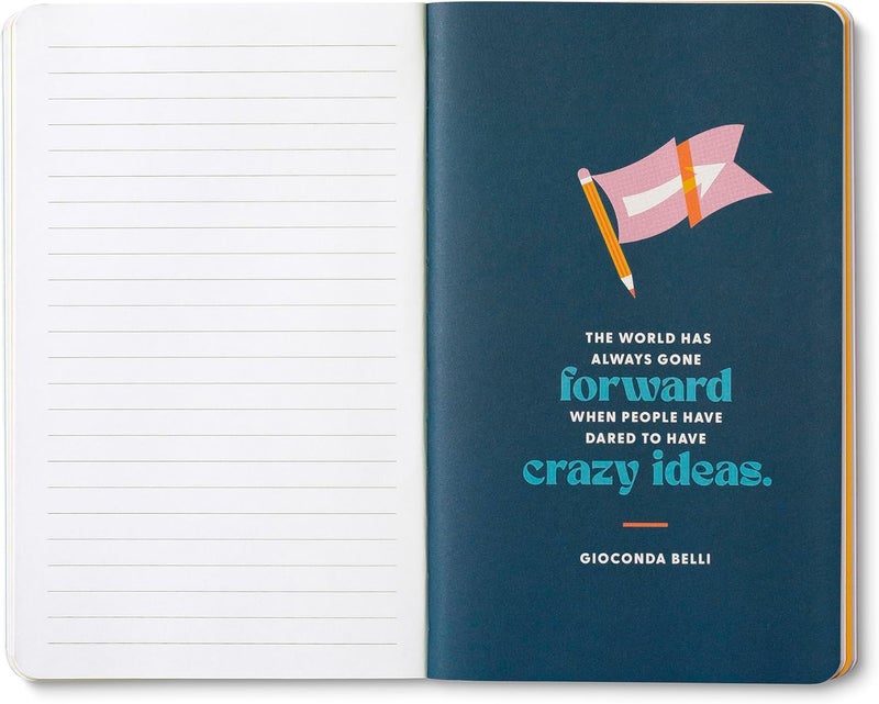 Compendium Softcover Journal – Remember, Ideas Become Things. – A Write Now Journal with 128 Lined Pages, 5″W x 8″H - Image 5